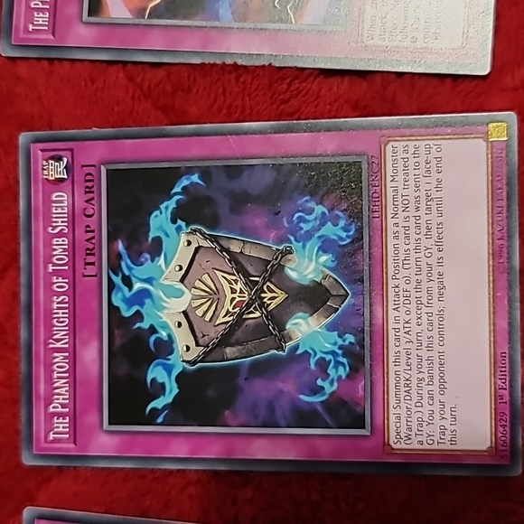 Set of 11 Yu Gi Oh Trading Trap Cards (Purple Thunder to UA) - Picture 9 of 12